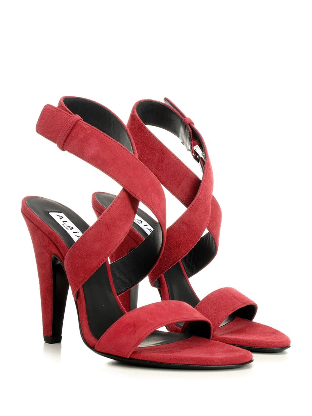 Alaïa Women Suede Cone Sandals ALAIA