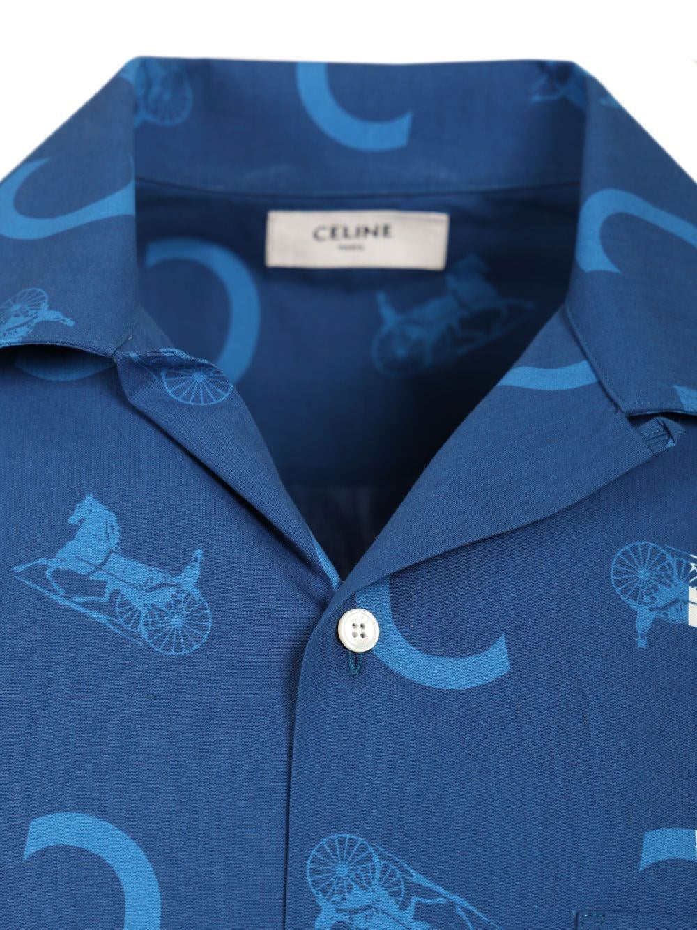 Celine Men Cotton Bowling Shirt CELINE
