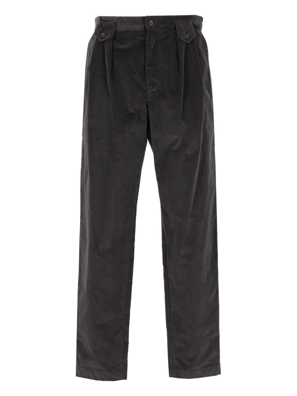 Dolce & Gabbana Men Velvet Trousers DOLCE & GABBANA