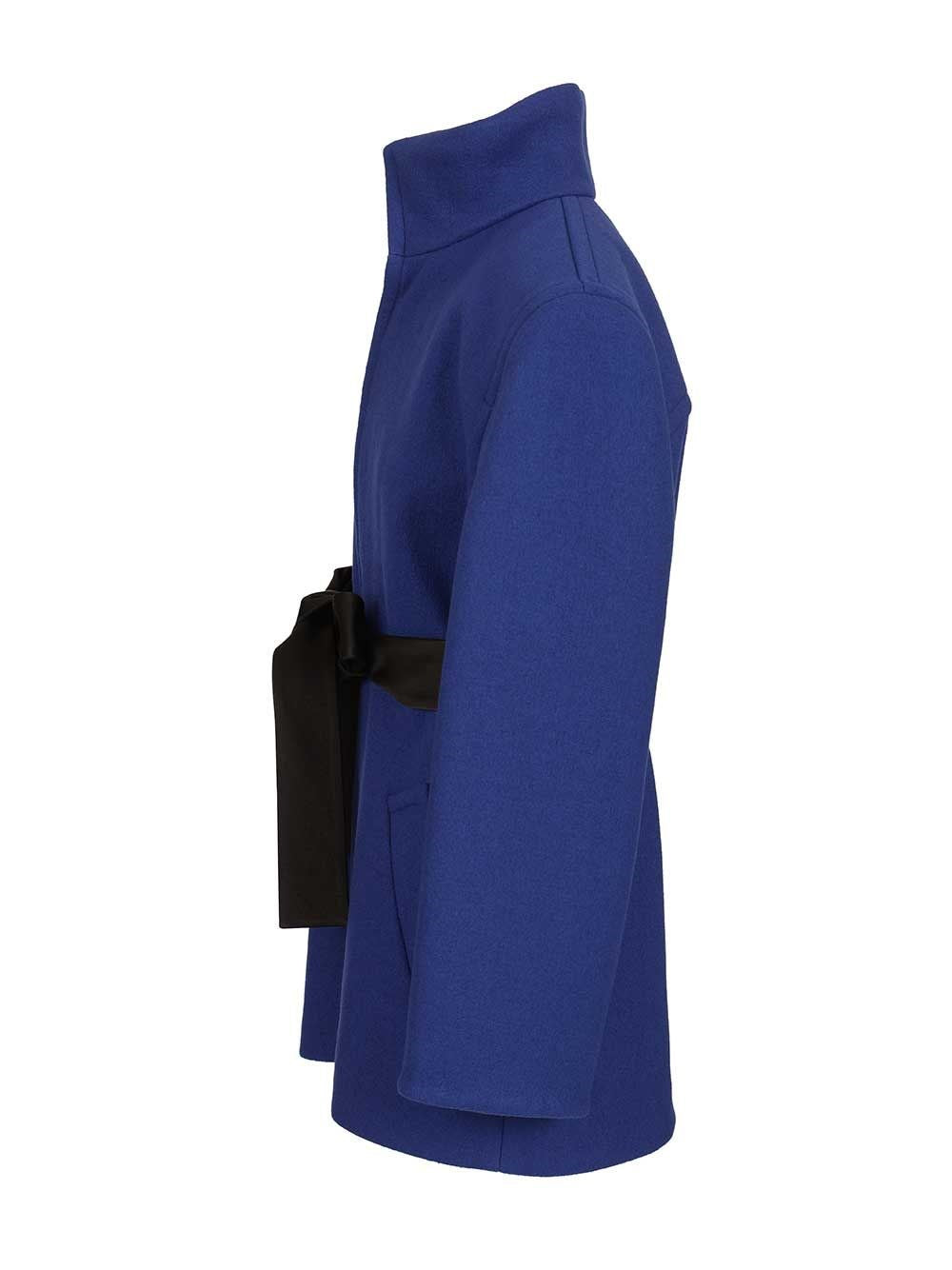 Saint Laurent Women Short Coat With Belt SAINT LAURENT