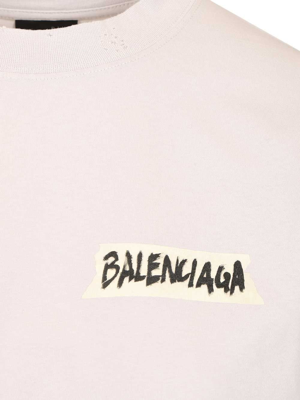 Balenciaga Women "Masking Tape" T-Shirt BALENCIAGA