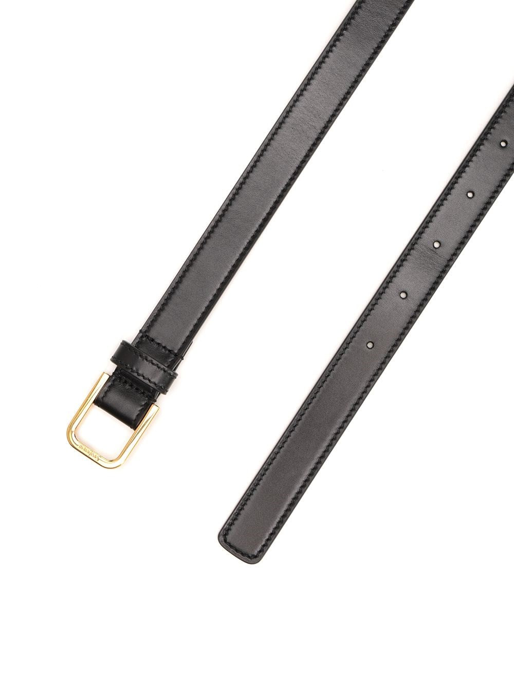 Saint Laurent Men Minimalist Smooth Leather Belt SAINT LAURENT