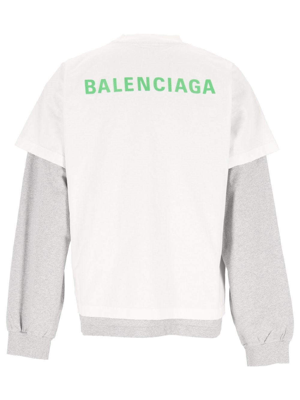 Balenciaga Men Double Logo T-Shirt BALENCIAGA