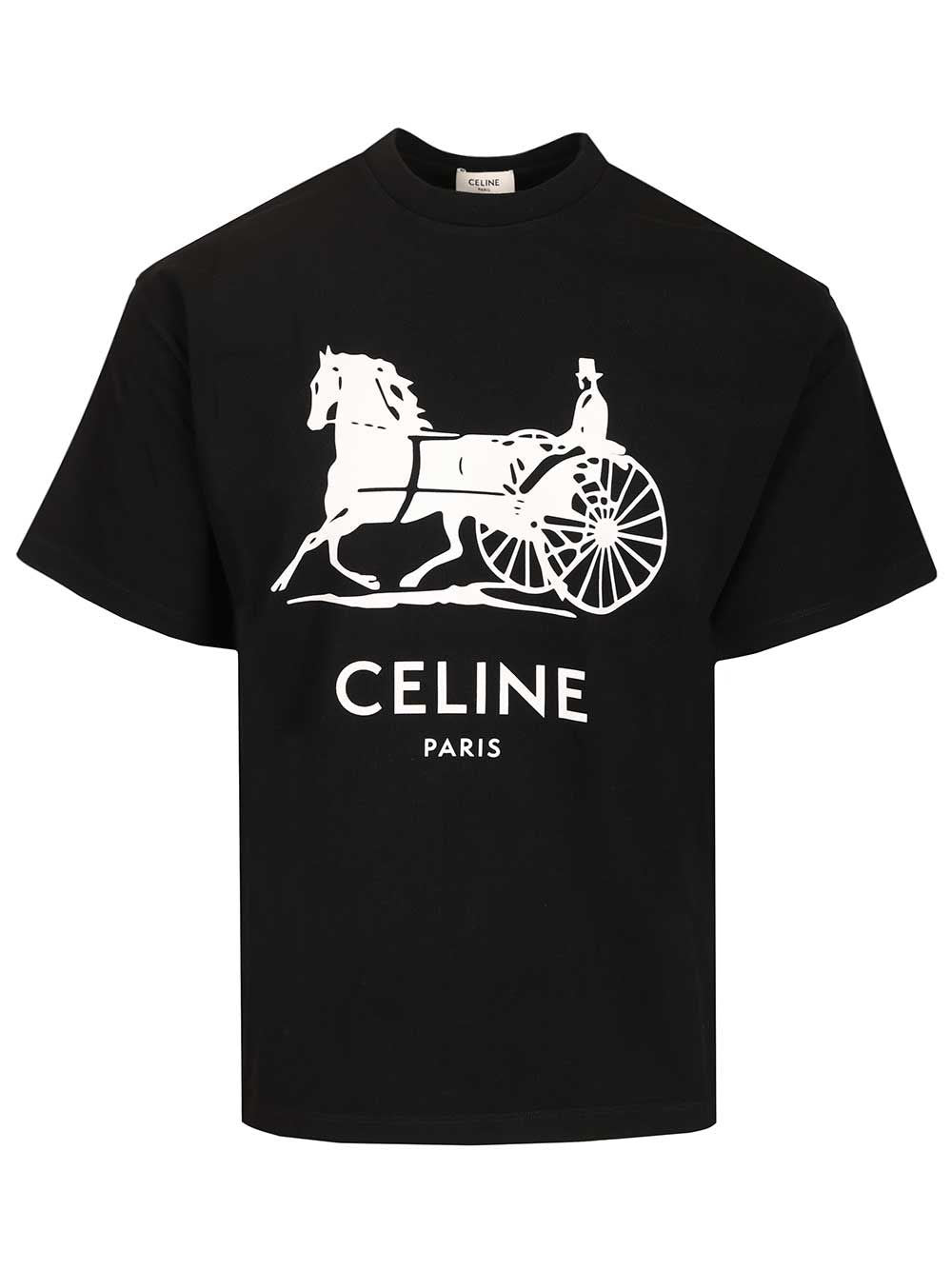Celine Men Cotton Jersey T-Shirt CELINE