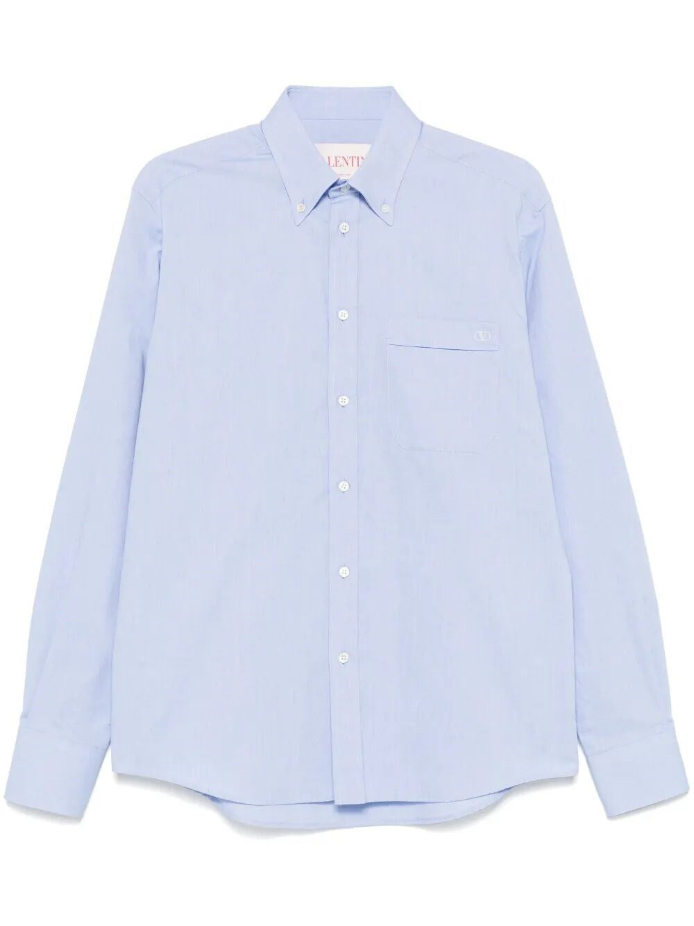 Valentino Garavani Men `Vlogo Signature` Long Sleeve Oxford Shirt VALENTINO GARAVANI
