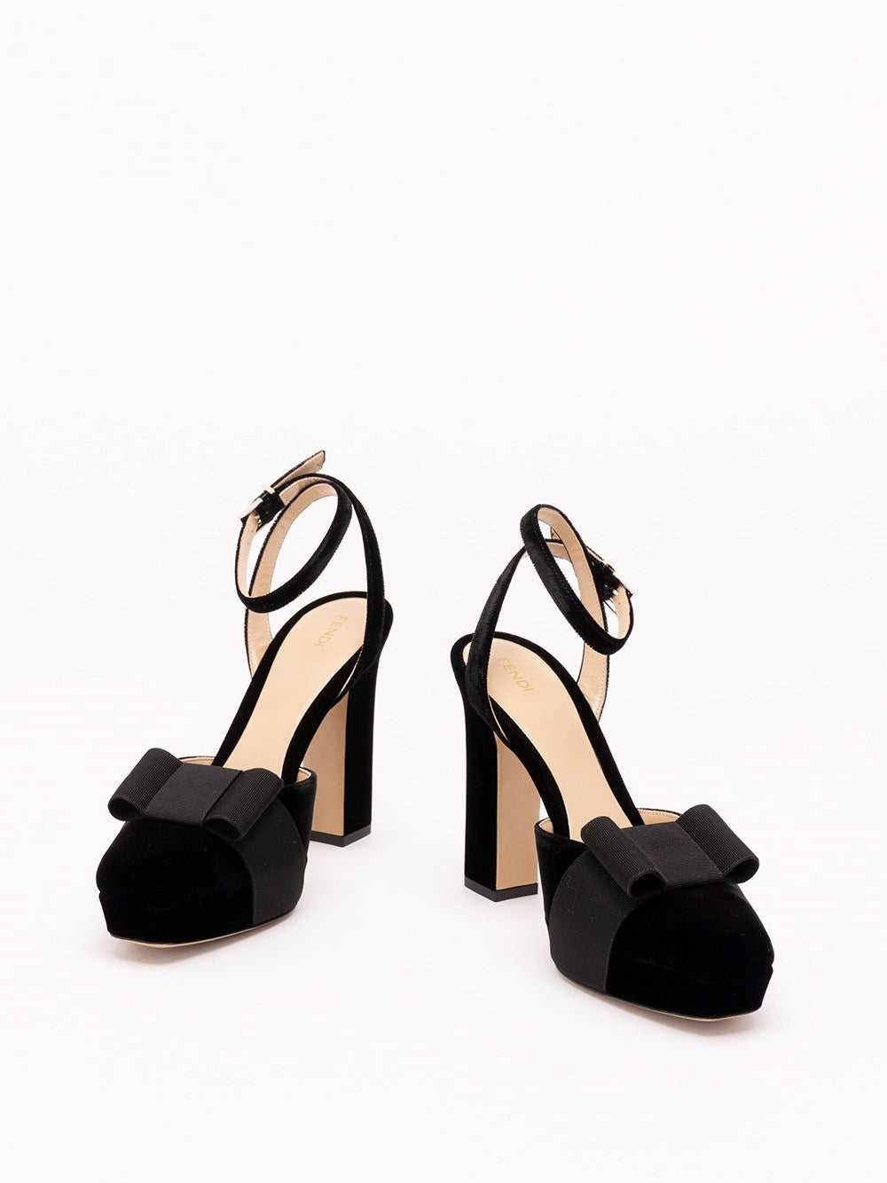 Fendi Women Velvet Slingback FENDI