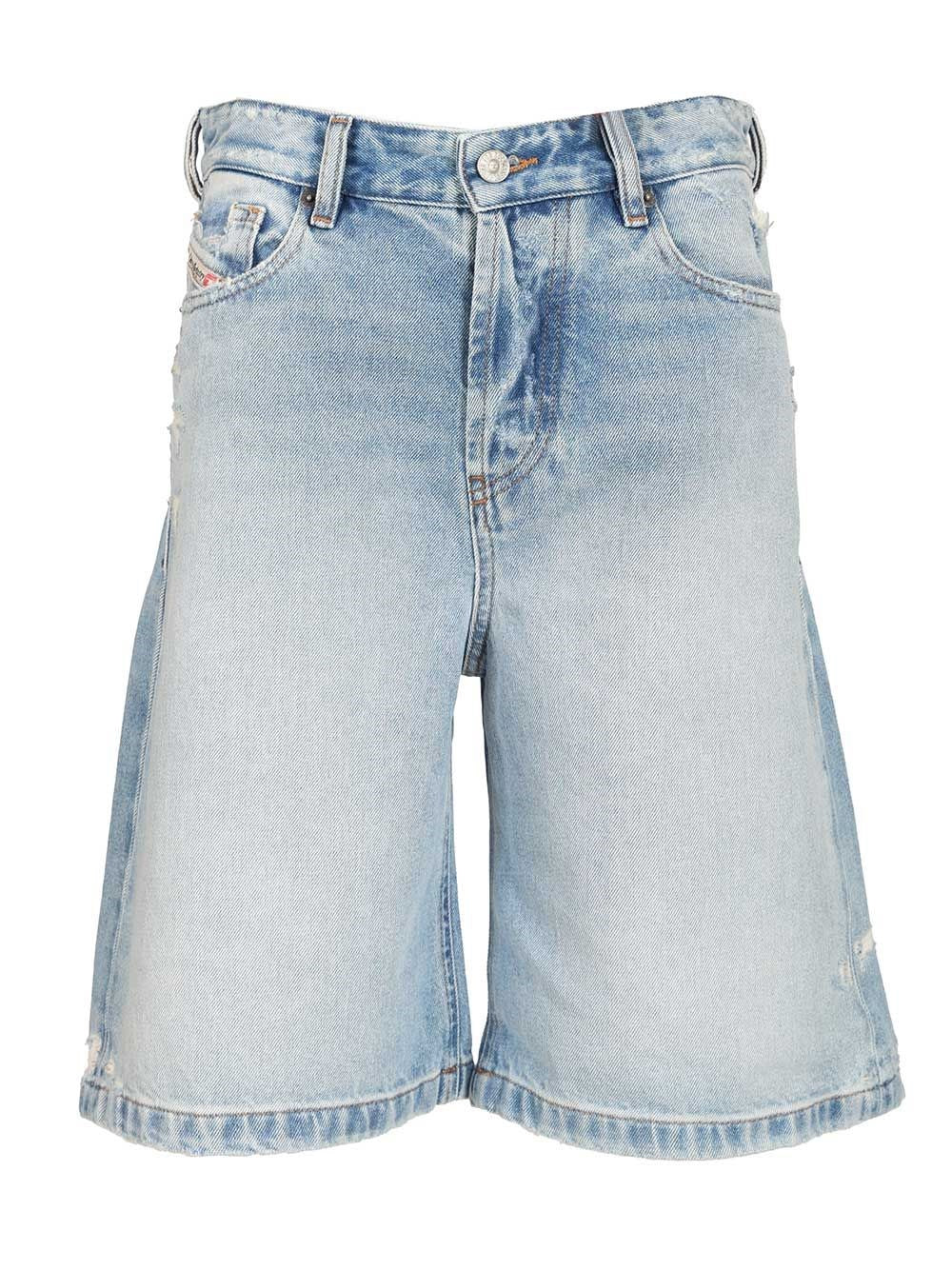 Diesel Women Regular Denim Shorts DIESEL