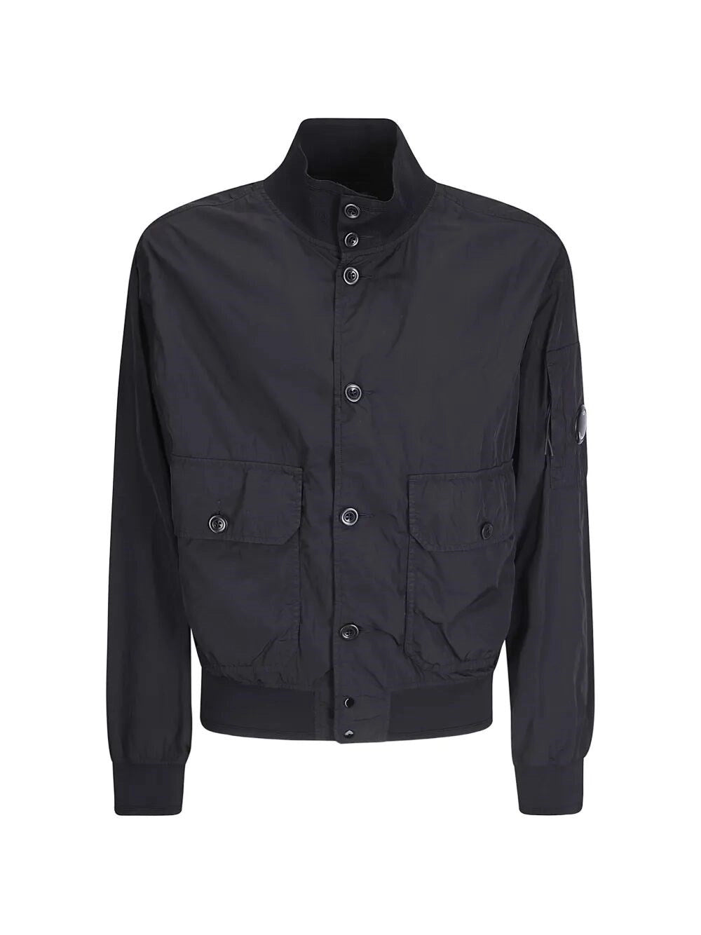 C.P. Company Men `Chrome-R` Button Bomber Jacket C.P. COMPANY