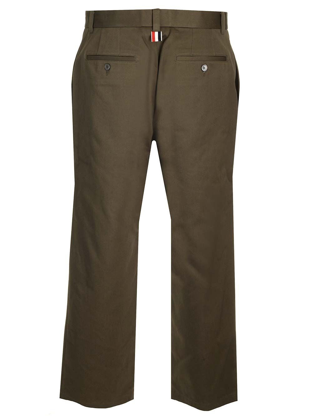 Thom Browne Men Relaxed Pleated Trousers THOM BROWNE