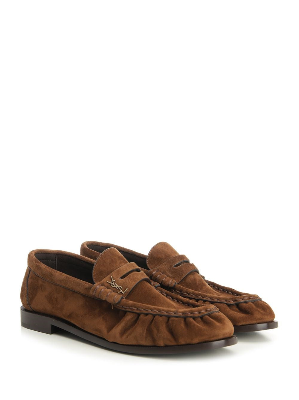 Saint Laurent Women Le Loafer Suede Moccasin SAINT LAURENT