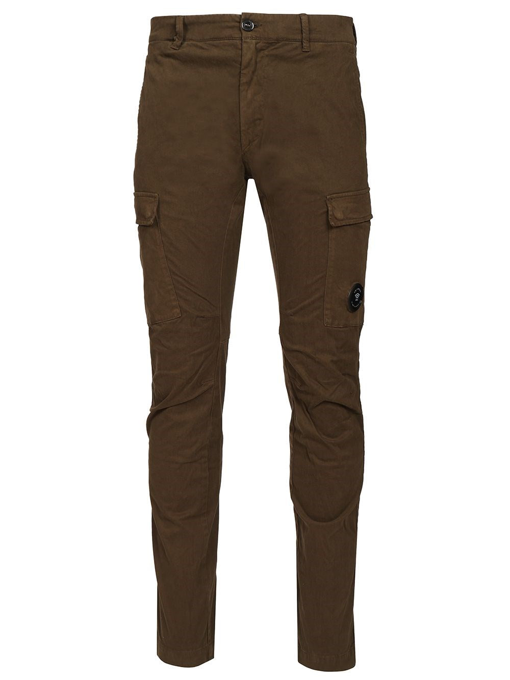 C.P. Company Men Cargo Trousers Made Of Stretch Cotton Satin C.P. COMPANY
