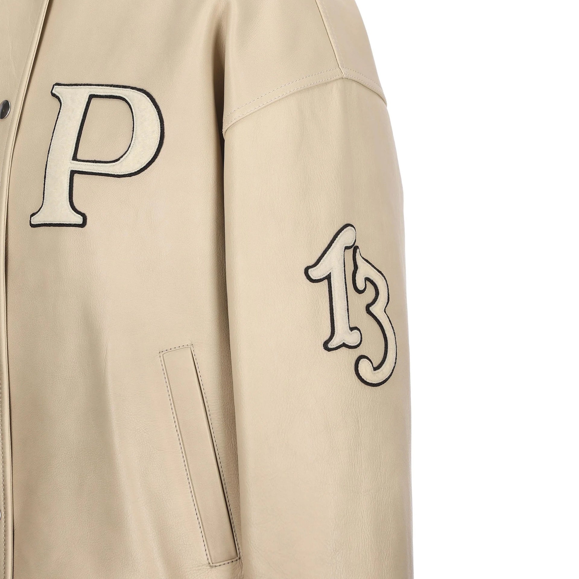 Prada Padded Leather Varsity Jacket Women PRADA