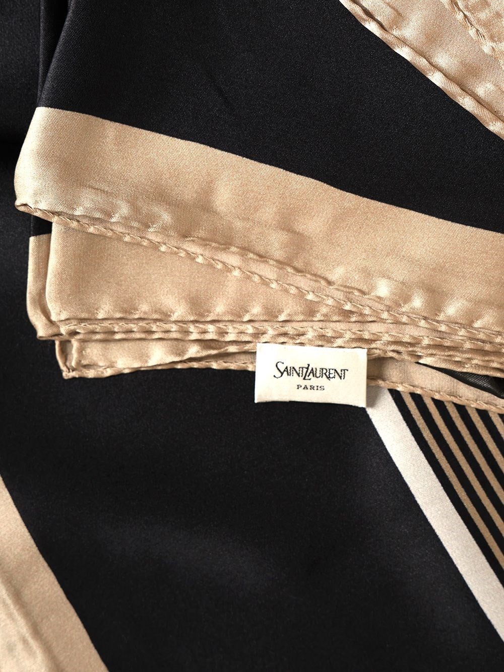 Saint Laurent Women Cassandre Striped Stole SAINT LAURENT