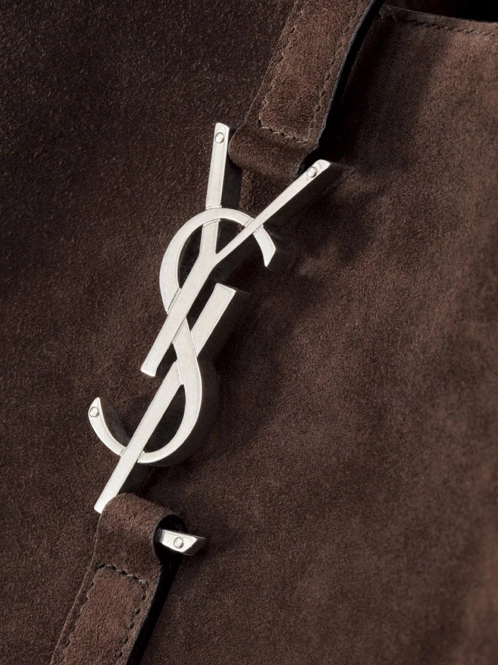 Saint Laurent Men Le 5 A 7 Maxi Hobo In Suede
