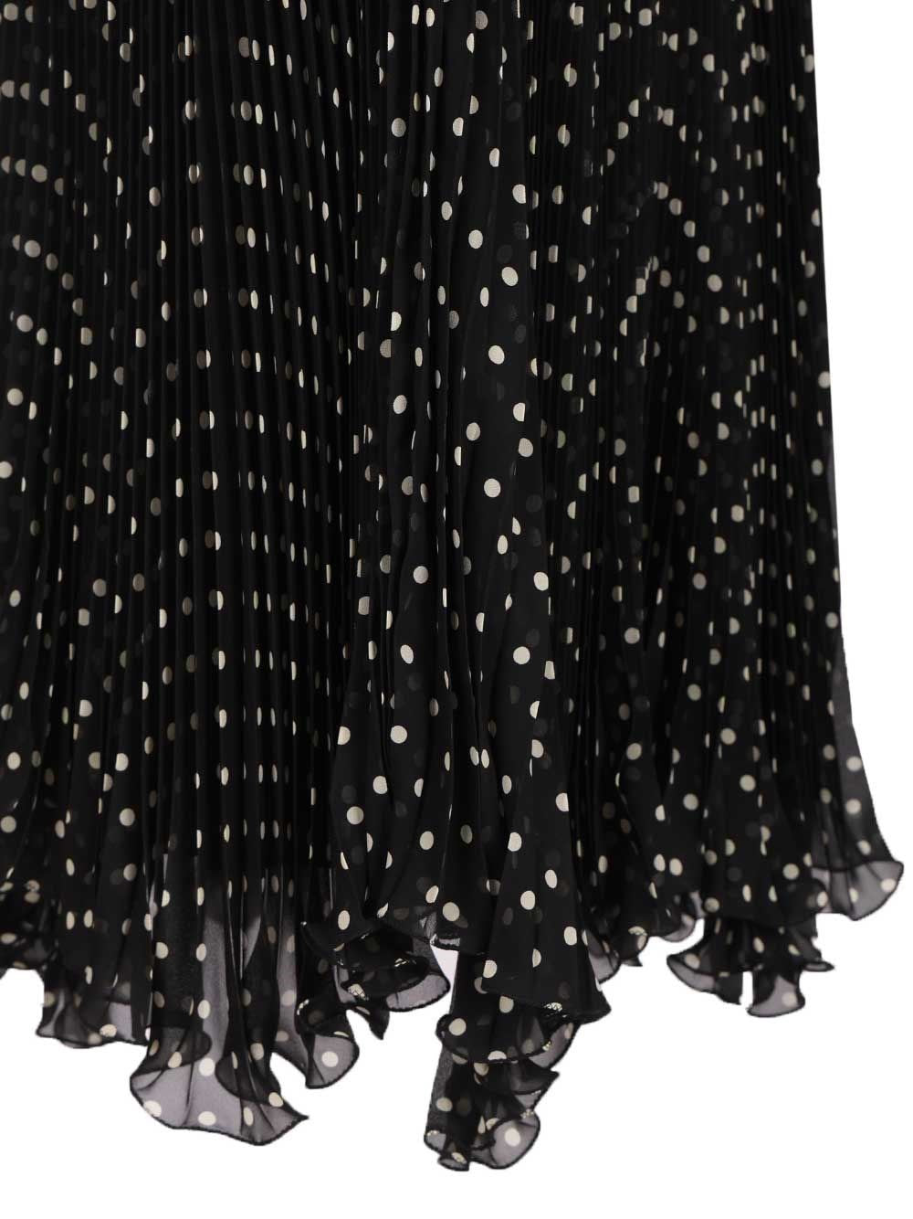 Valentino Garavani Women Silk Polka Dot Skirt VALENTINO GARAVANI