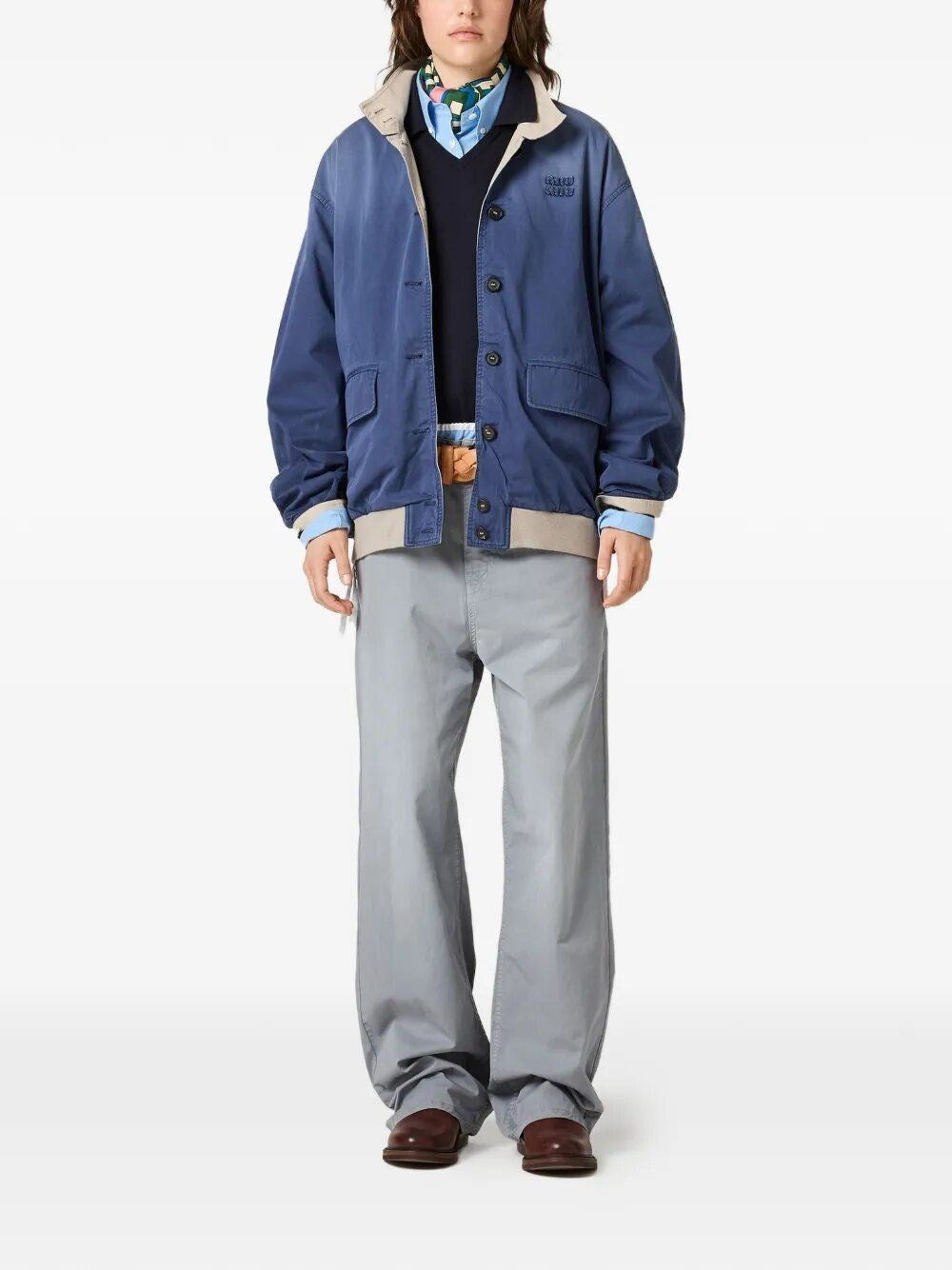 Miu Miu Women Washed Jacket MIU MIU