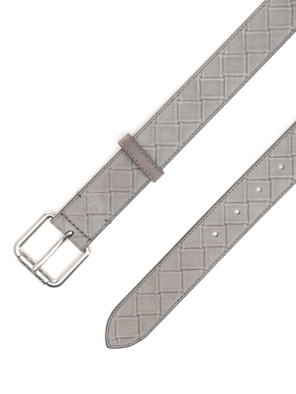 Bottega Veneta Men Intrecciato Stamp Belt BOTTEGA VENETA