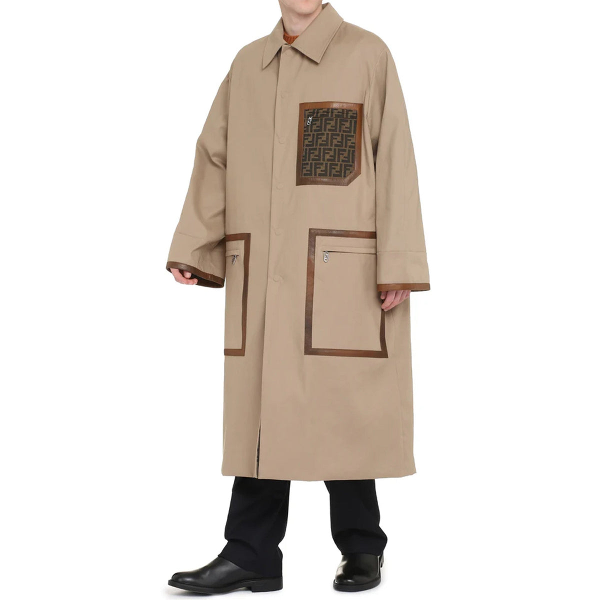 Fendi Reversible Trench Coat Men FENDI
