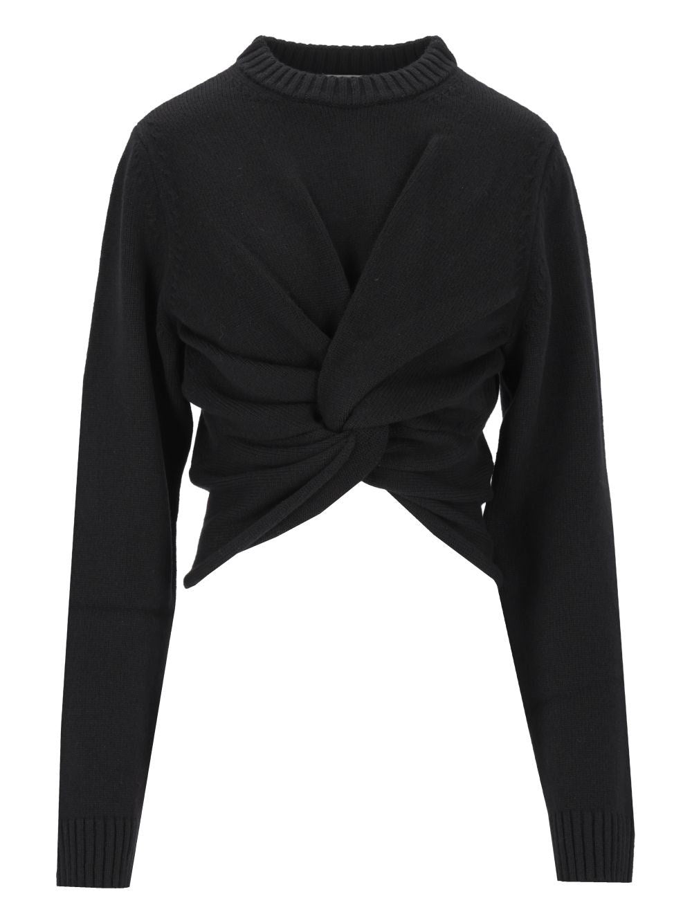 Balenciaga Women Sweater With A Knotted Waist BALENCIAGA