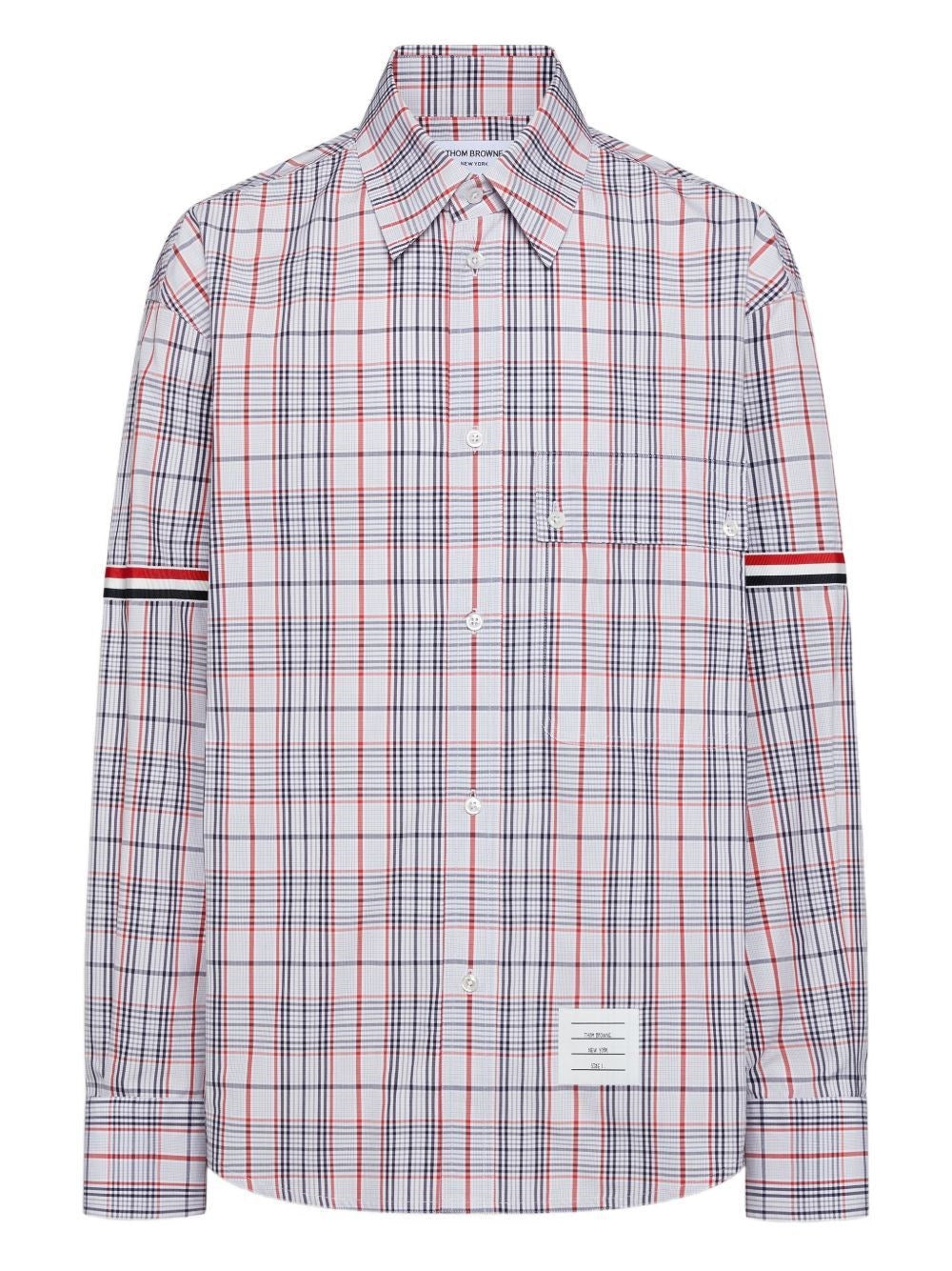 Thom Browne Men Oversized Cotton Poplin Shirt THOM BROWNE
