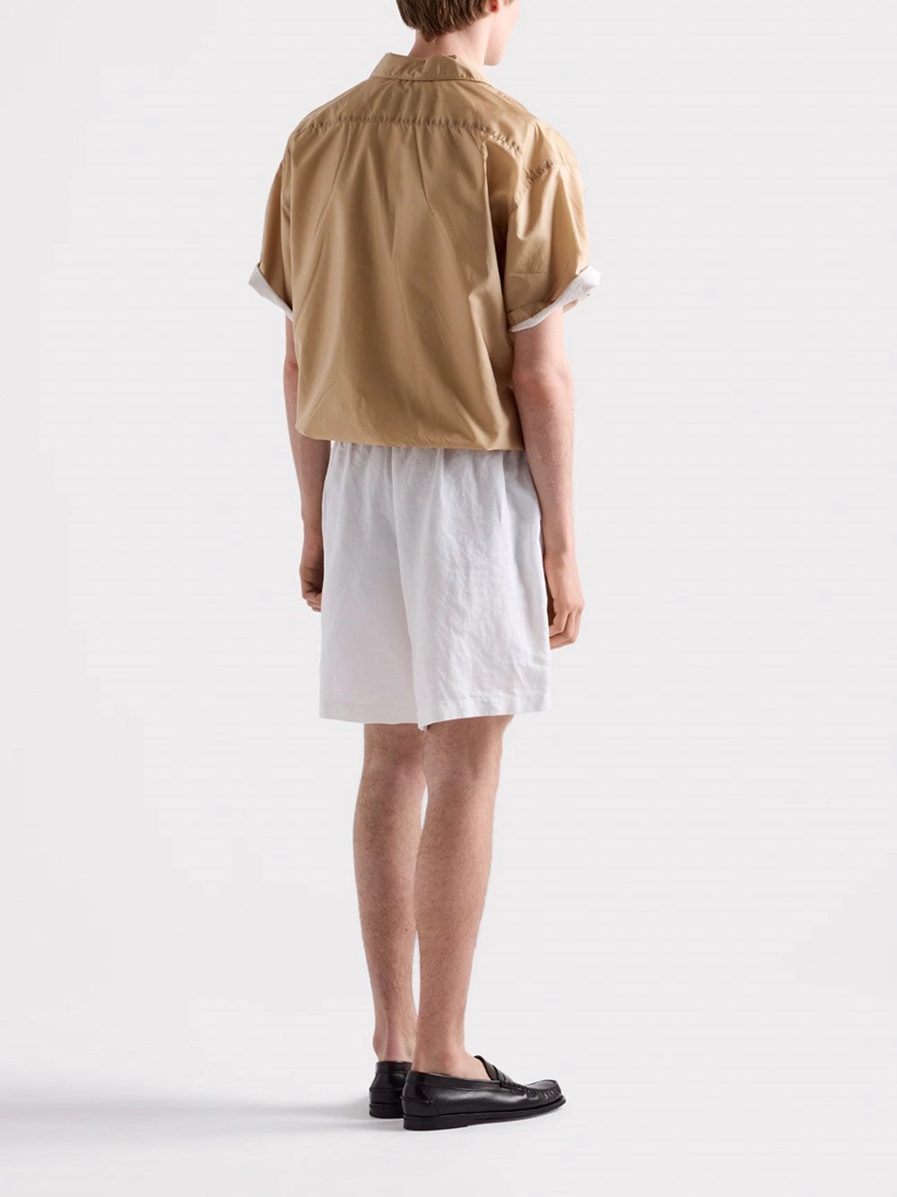Prada Men Re-Nylon Short Sleeved Shirt PRADA