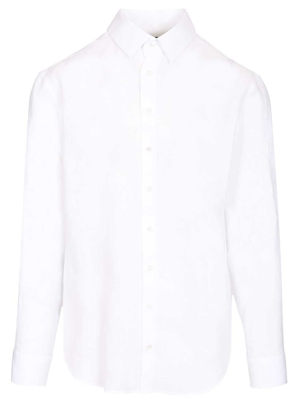 Giorgio Armani Men Classic Linen Shirt GIORGIO ARMANI