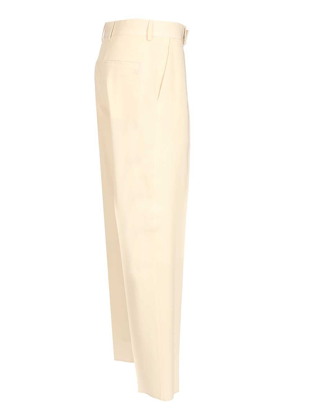 Fendi Men Adv - Look 77 - Straight Leg Gabardine Pants FENDI