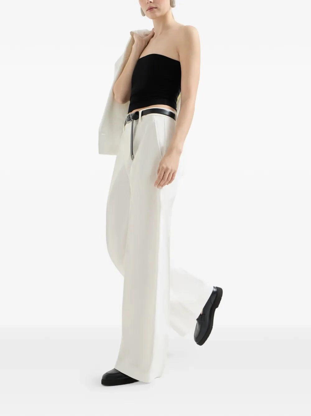 Brunello Cucinelli Women Loose Flared Pants BRUNELLO CUCINELLI
