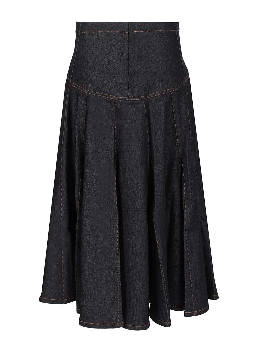 Jacquemus Women Lavoir De-Nîmes Denim Skirt JACQUEMUS