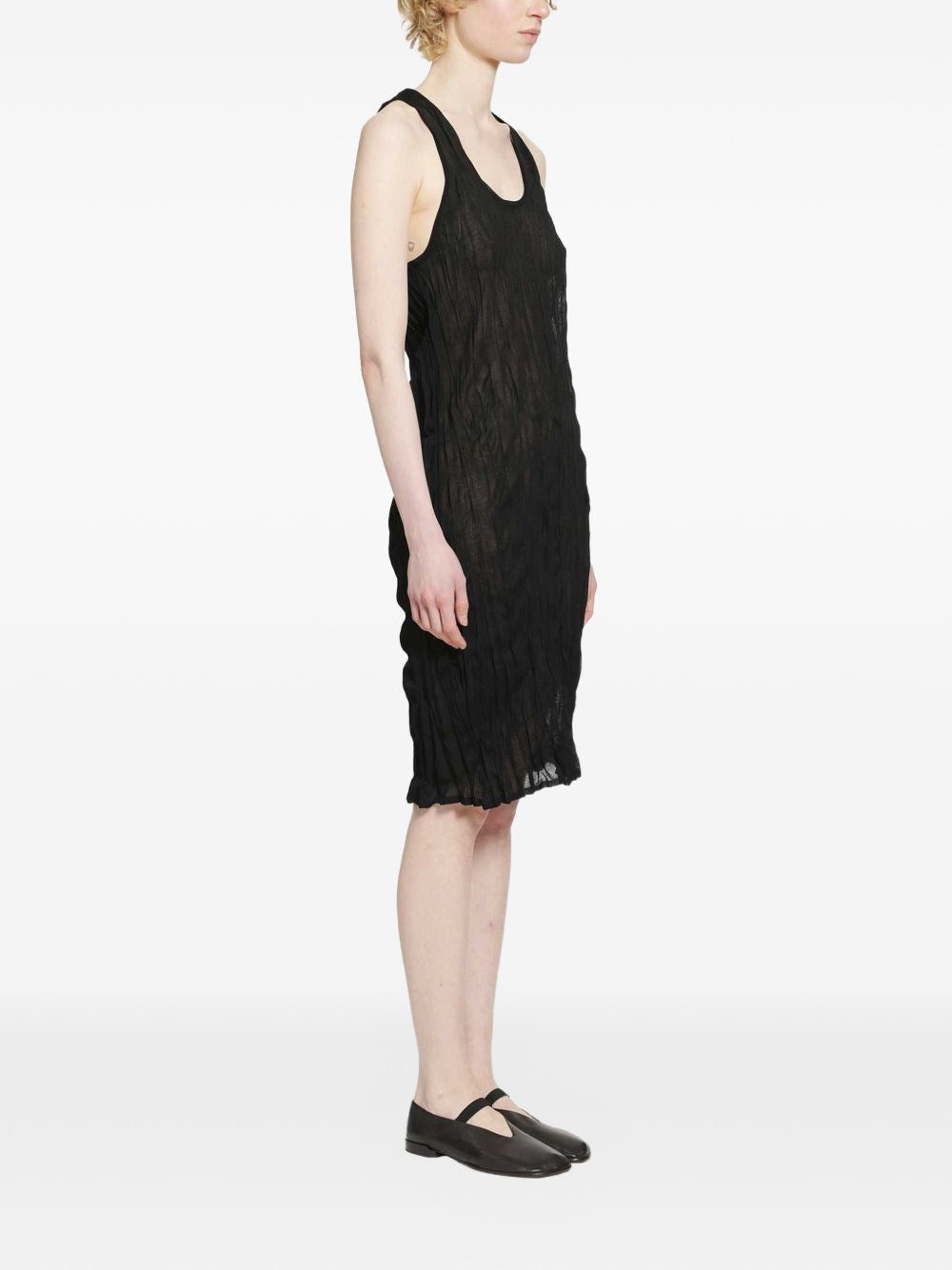 Toteme Women Crinkled Knit Tank Dress TOTEME