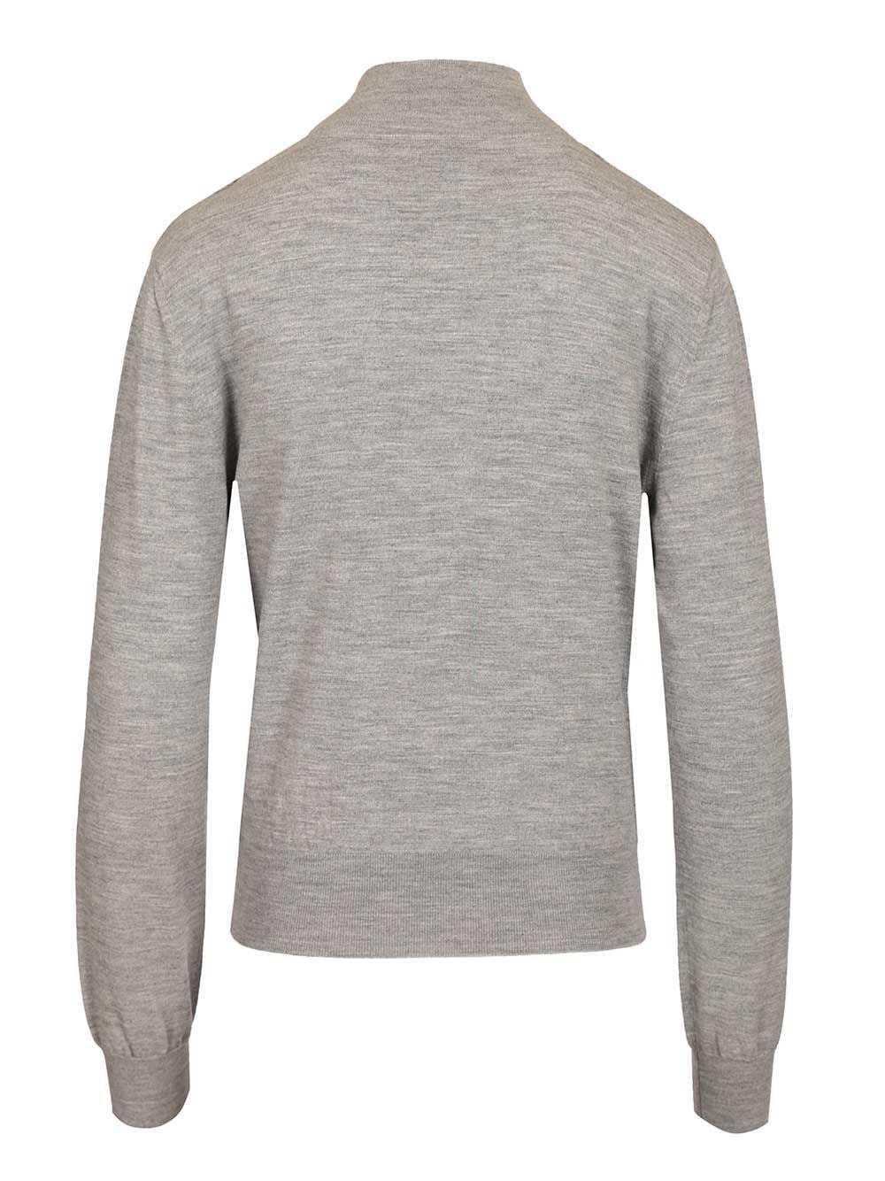 Givenchy Women Draped Wool Blend Turtleneck Sweater GIVENCHY