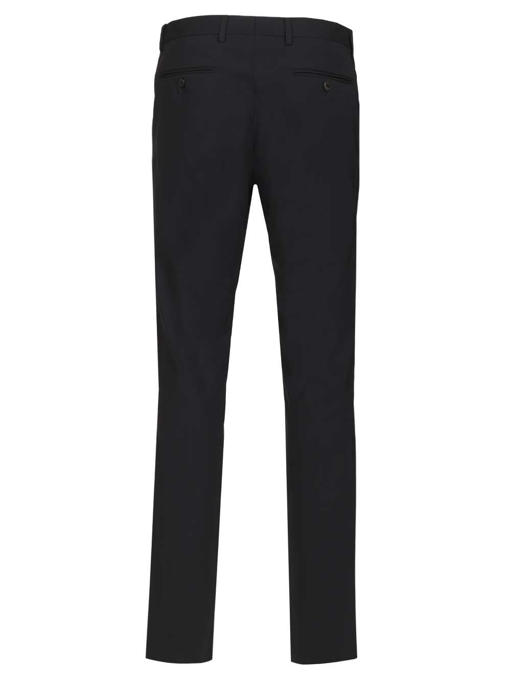 Giorgio Armani Men Flat Front Trousers In Virgin Wool GIORGIO ARMANI