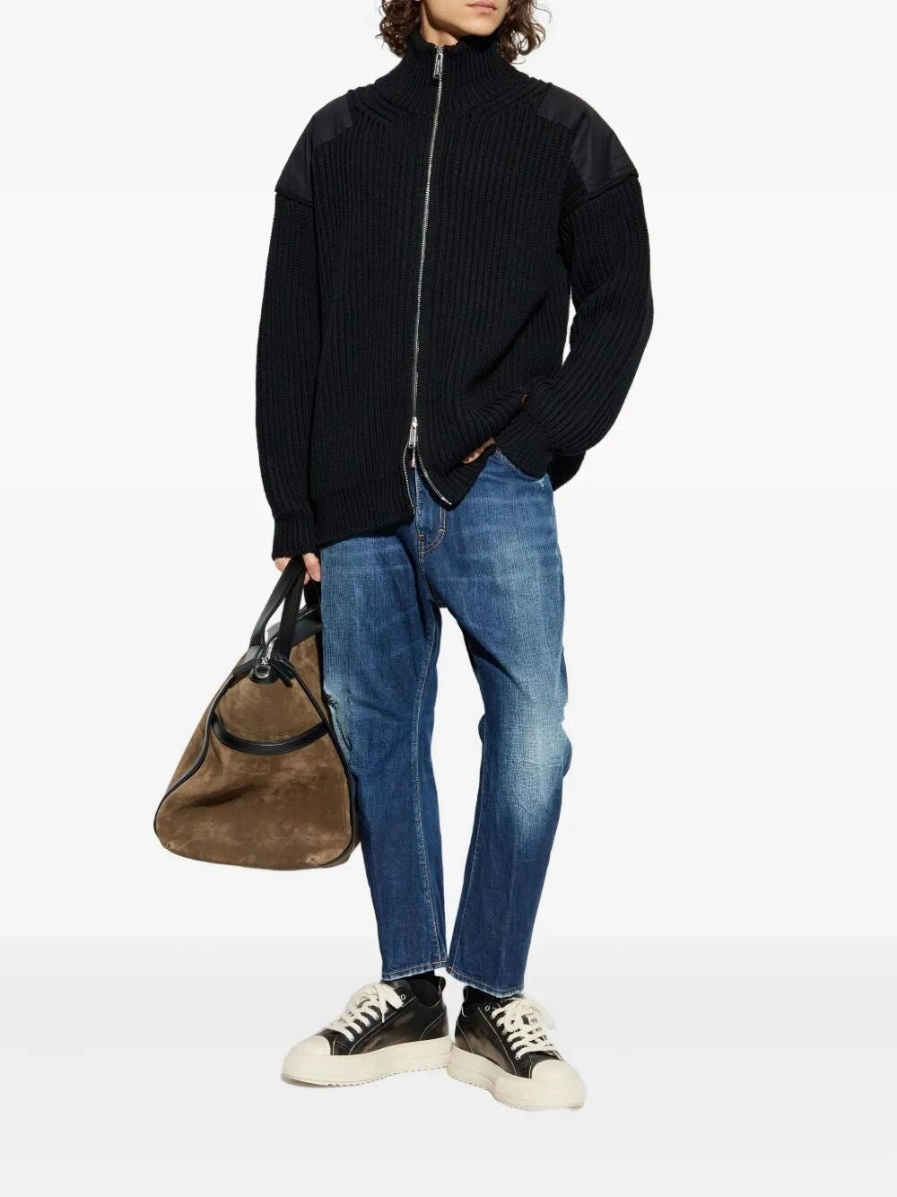 Dsquared2 Men Zipped Cardigan DSQUARED2