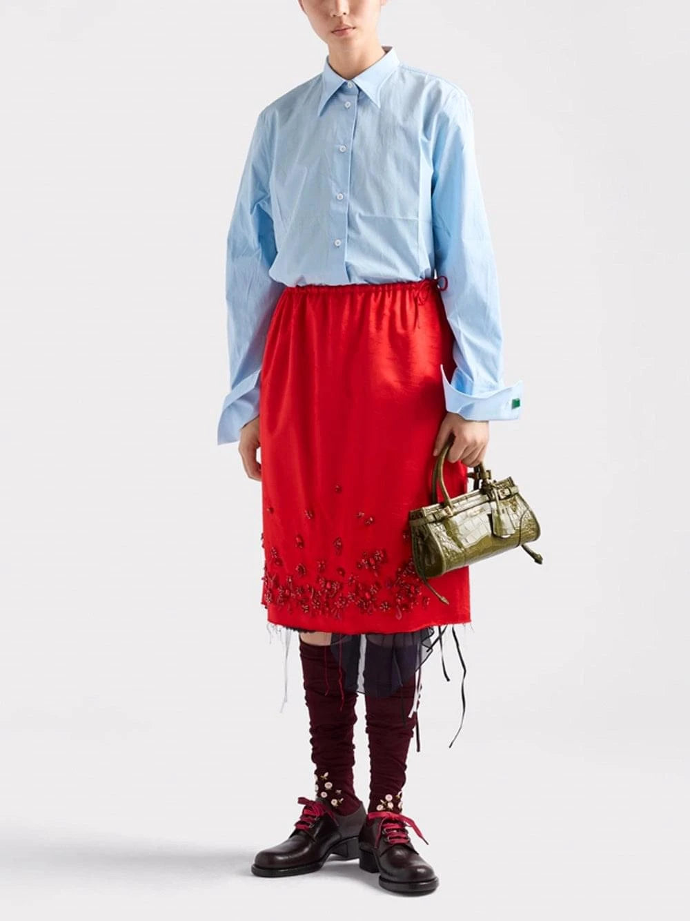 Prada Women Popeline Shirt PRADA