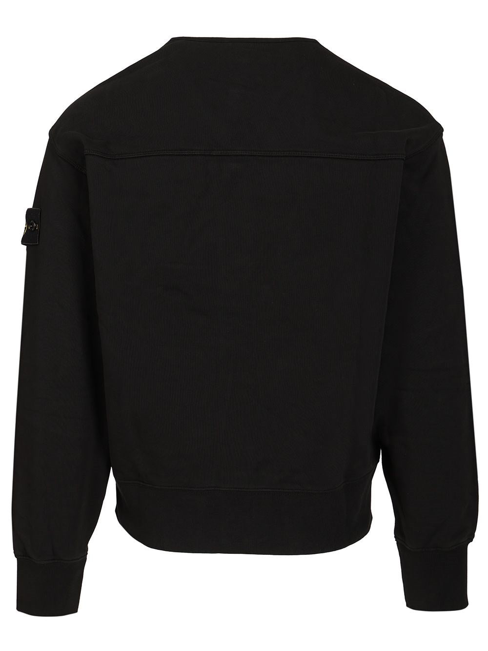 Stone Island Men Organic Cotton Fleece Cardigan Sweatshirt