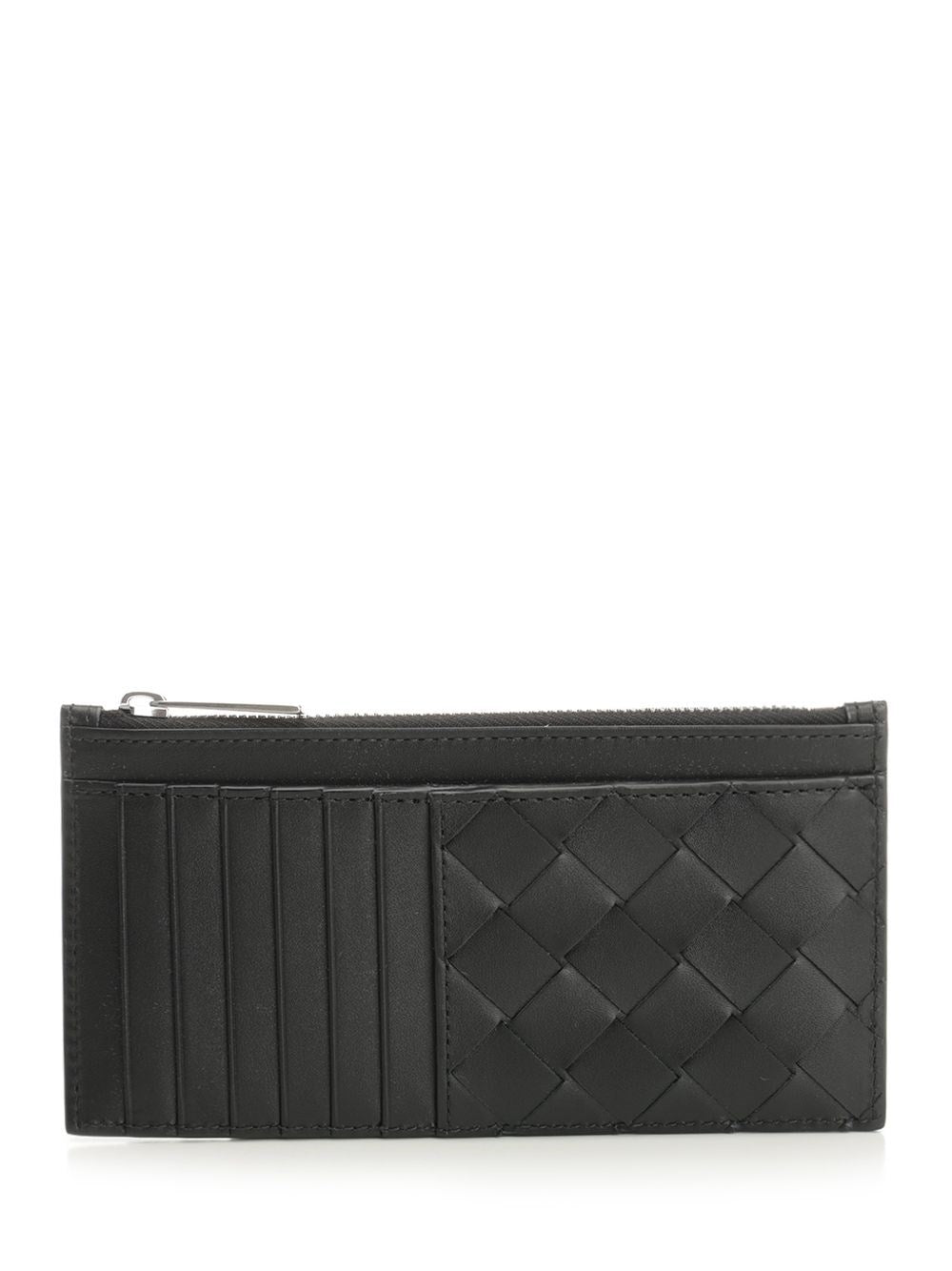 Bottega Veneta Men Long Braided Card Holder With Zip BOTTEGA VENETA