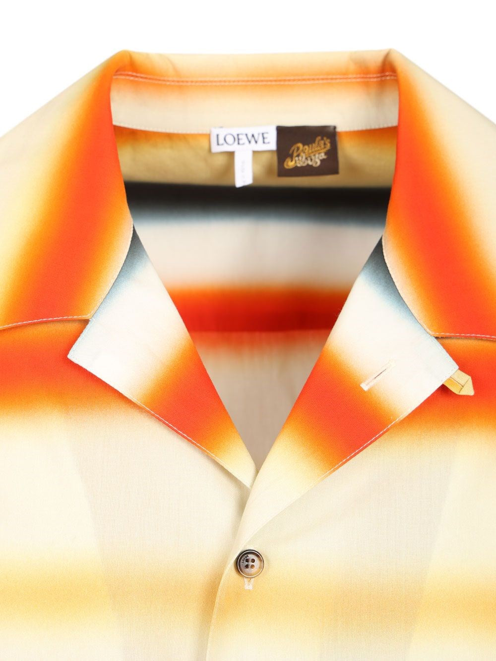 Loewe Paula's Ibiza Men Short-Sleeved Cotton Shirt LOEWE
