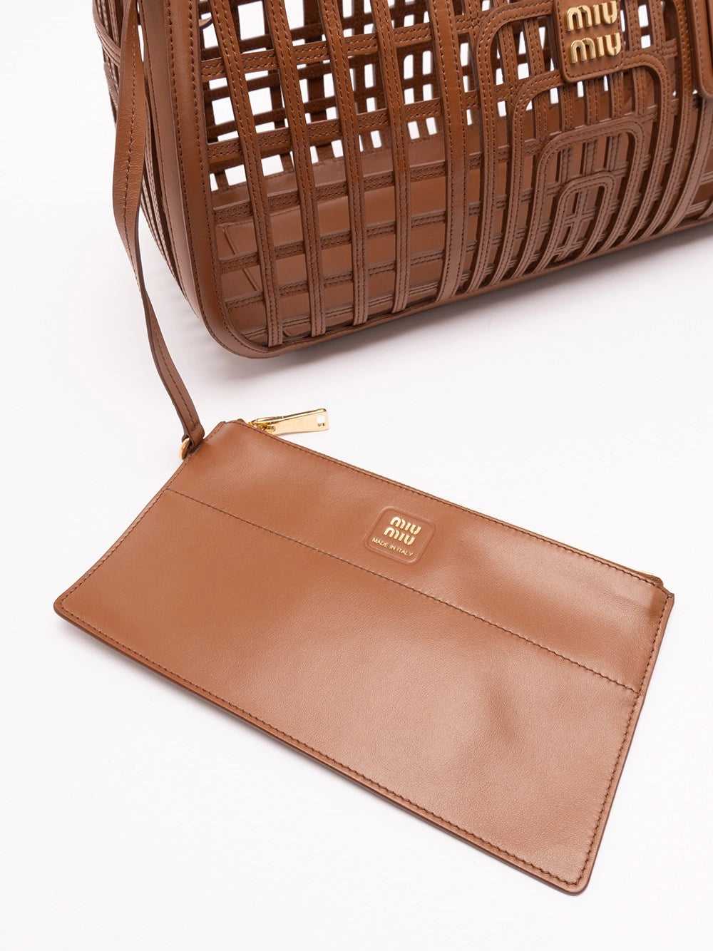 Miu Miu Women Leather Basket MIU MIU