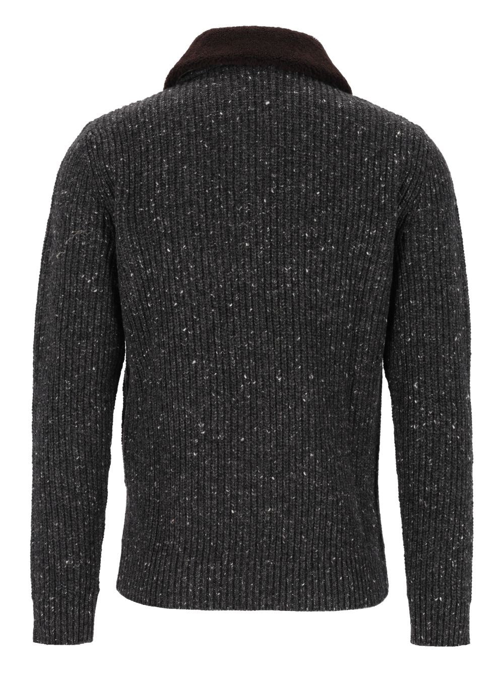 Eleventy Men Wool And Cashmere Knit Jacket Eleventy