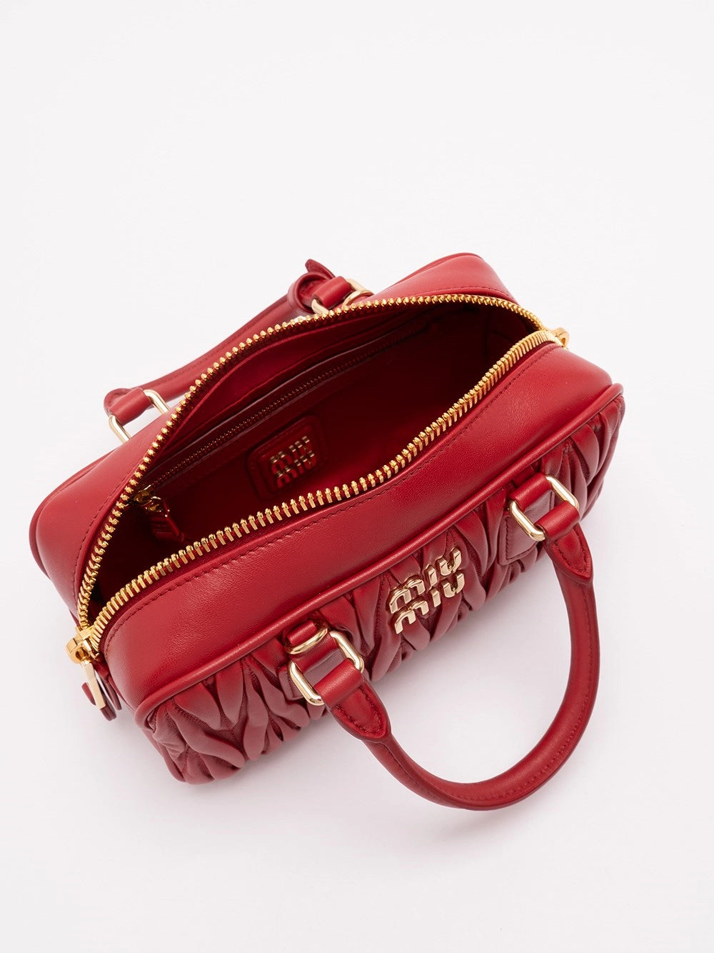 Miu Miu Women `Arcadie` Matelassé Nappa Leather Bag MIU MIU