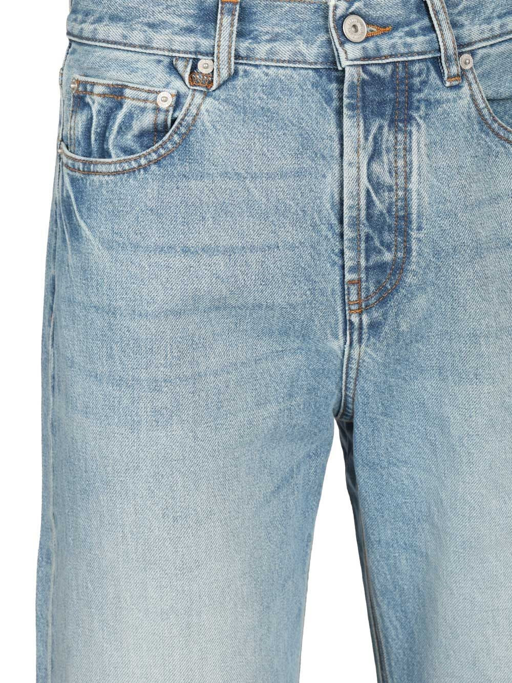 Jacquemus Men Straight Jeans In De-Nîmes Denim JACQUEMUS