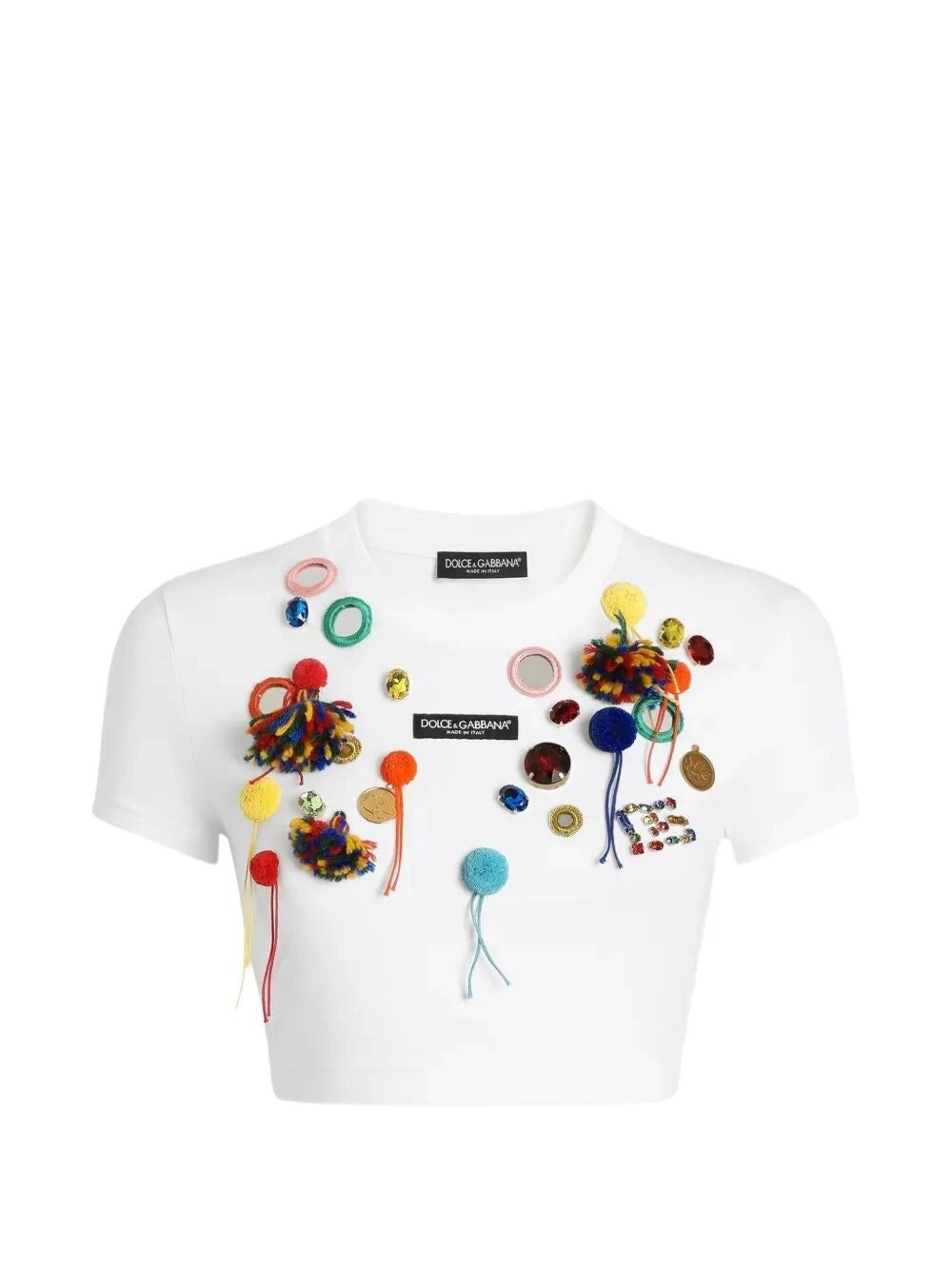 Dolce & Gabbana Women Cropped T-Shirt