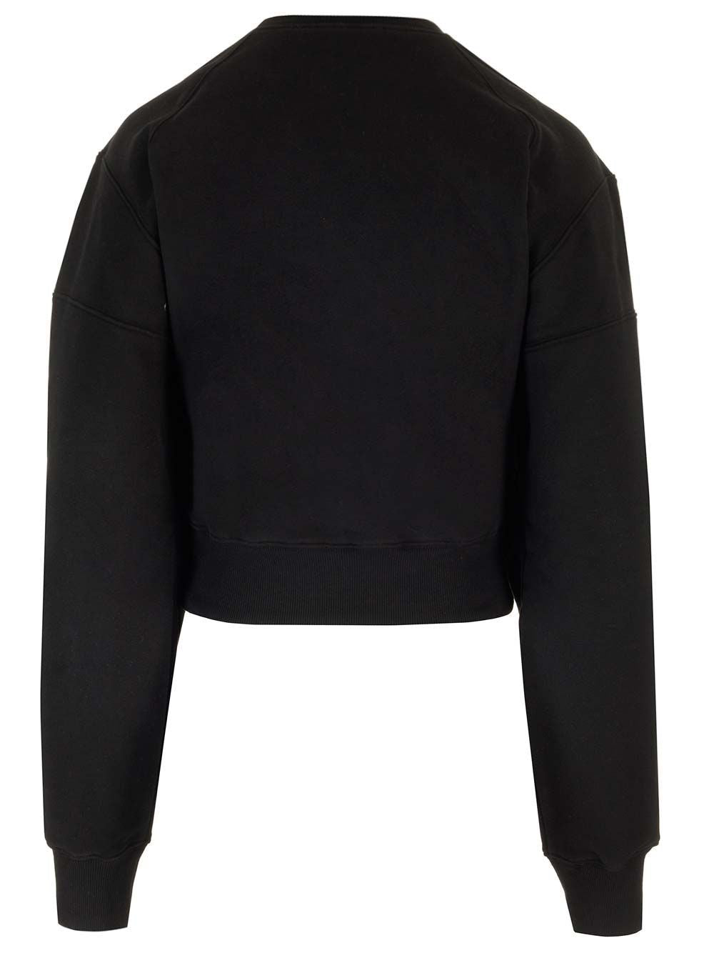 Saint Laurent Women Cropped Sweatshirt SAINT LAURENT