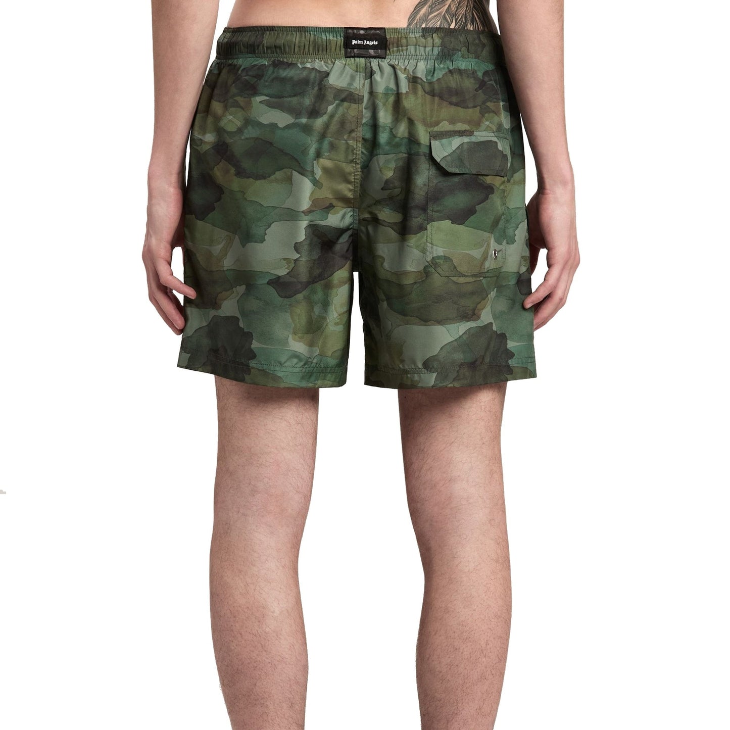 Palm Angels Camouflage Swim Shorts Men PALM ANGELS