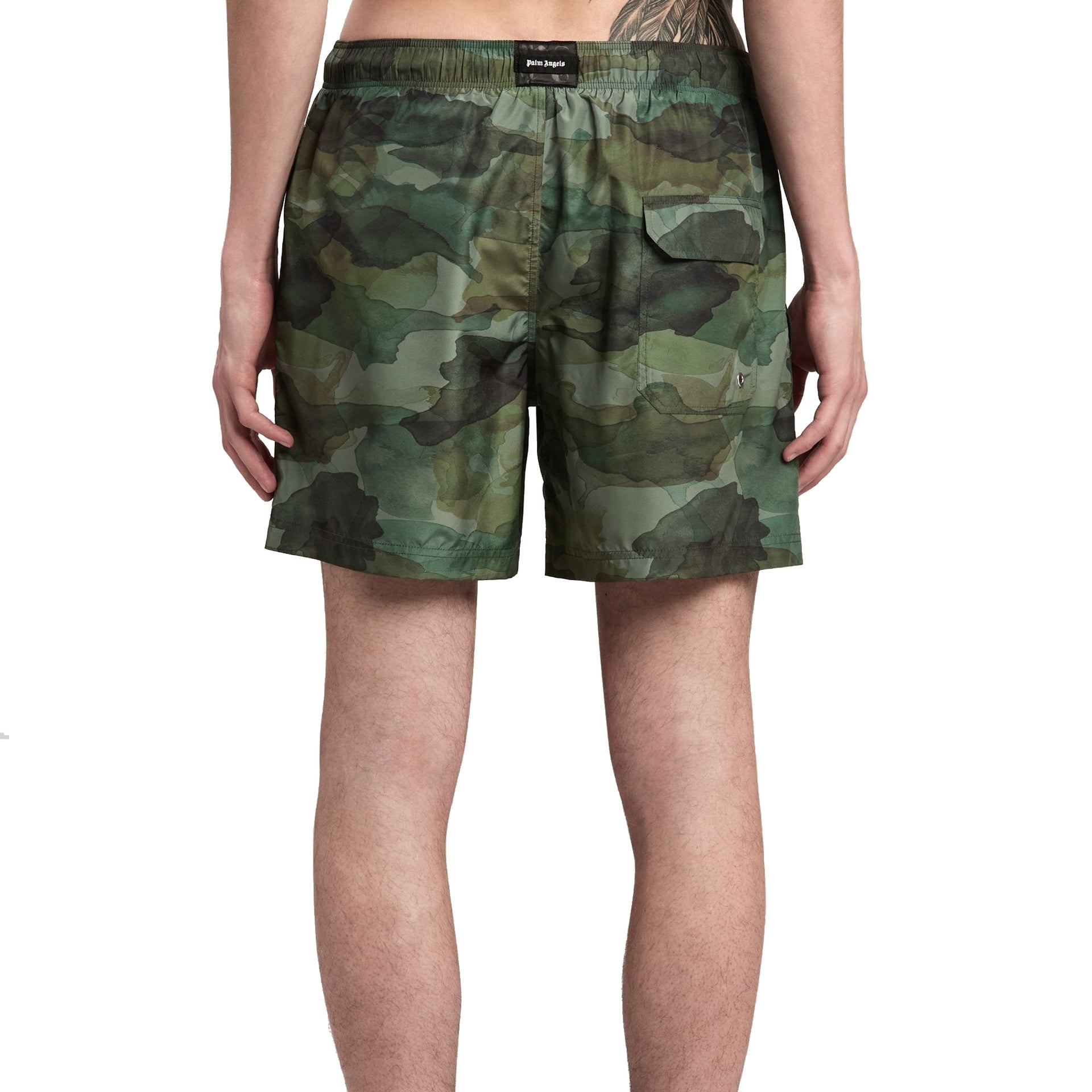 Palm Angels Camouflage Swim Shorts Men PALM ANGELS