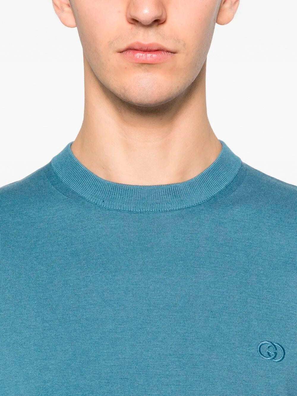 Gucci Men Short Sleeve Crew-Neck Sweater GUCCI