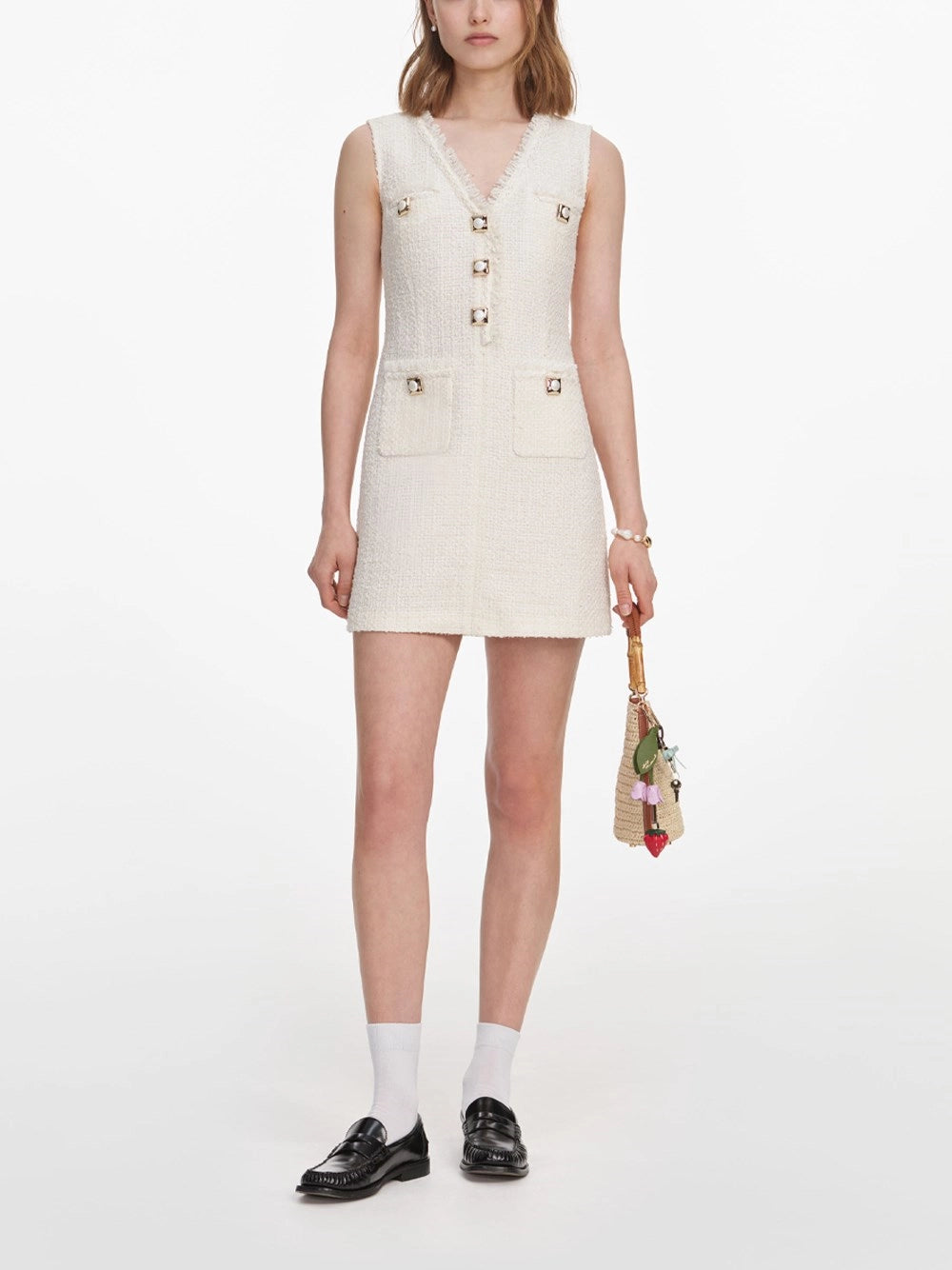 Self-Portrait Women Boucle Mini Dress SELF-PORTRAIT