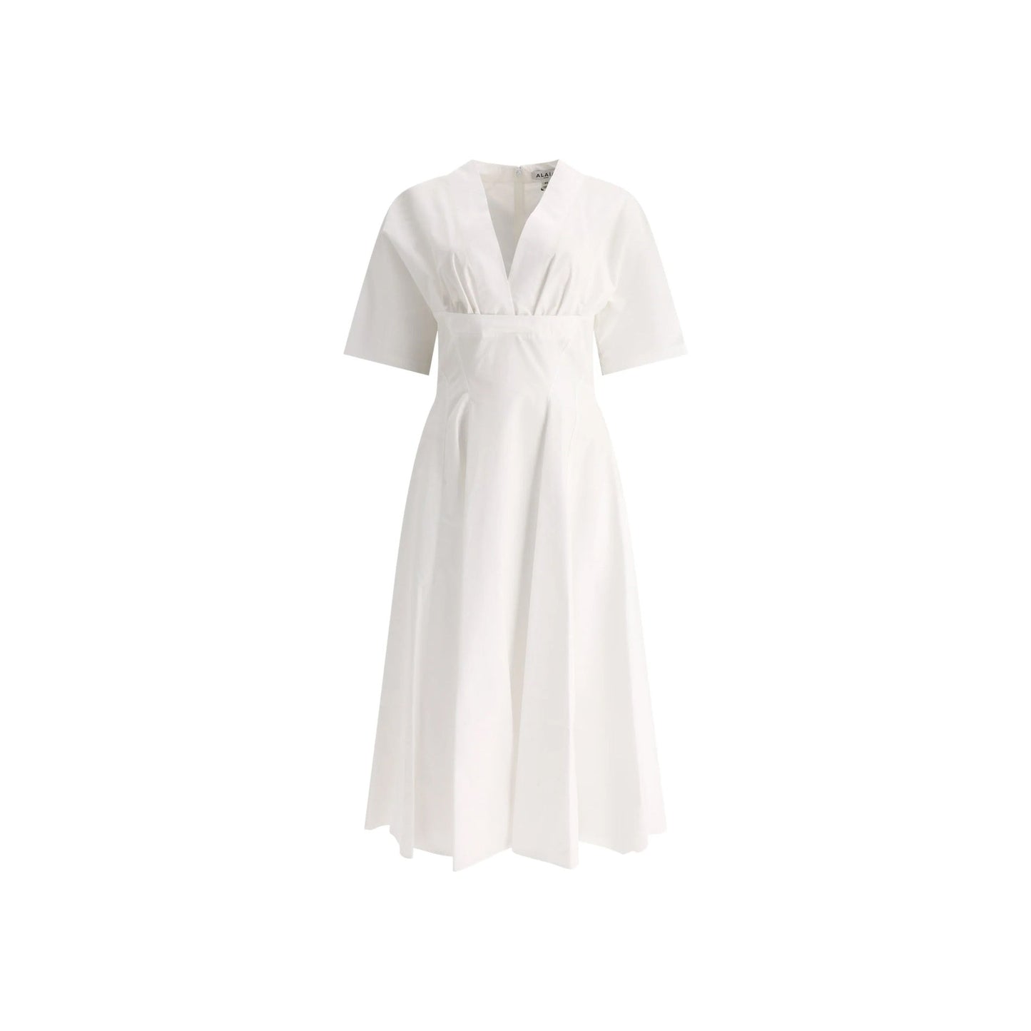 Alaia Cotton Midi Dress Women ALAIA