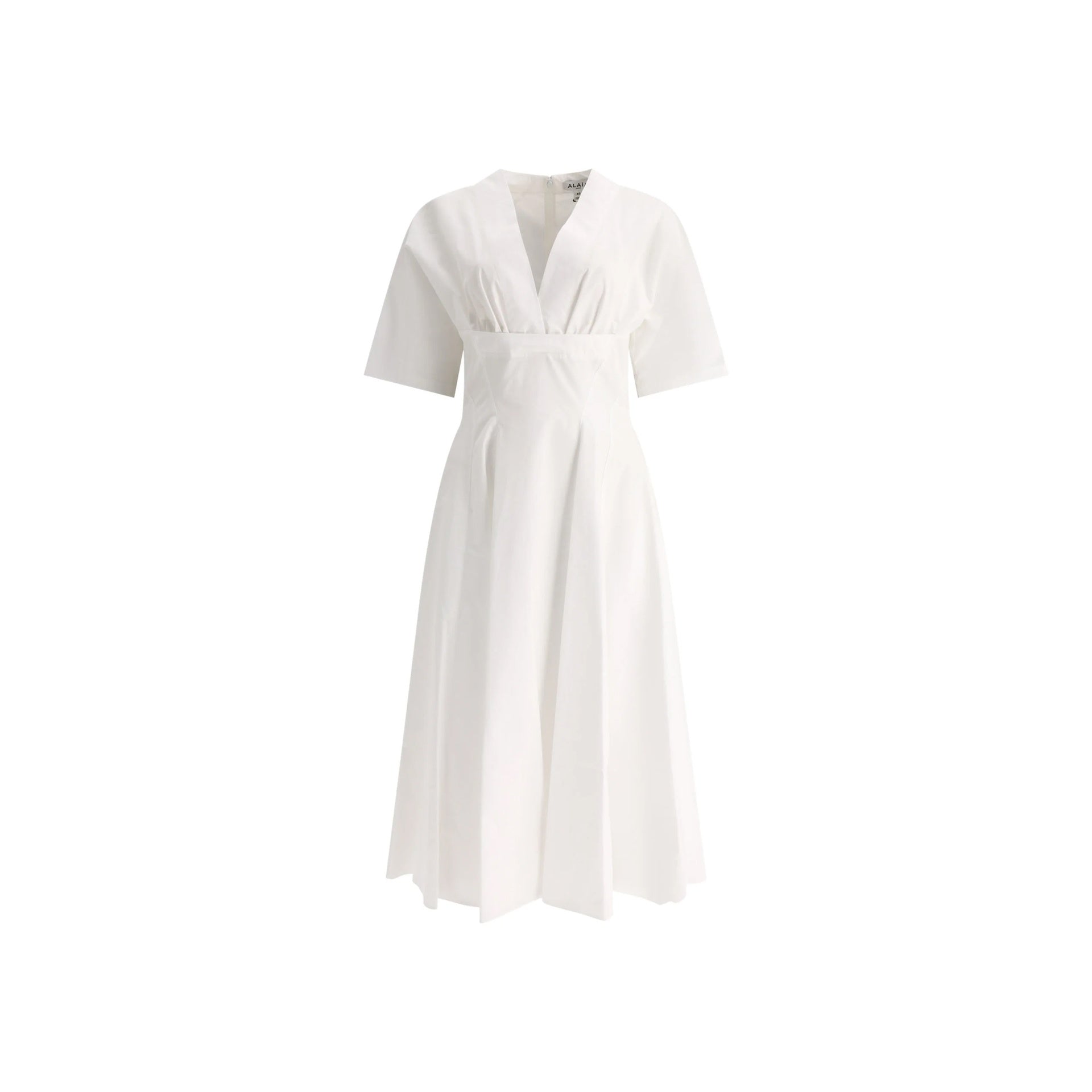 Alaia Cotton Midi Dress Women ALAIA