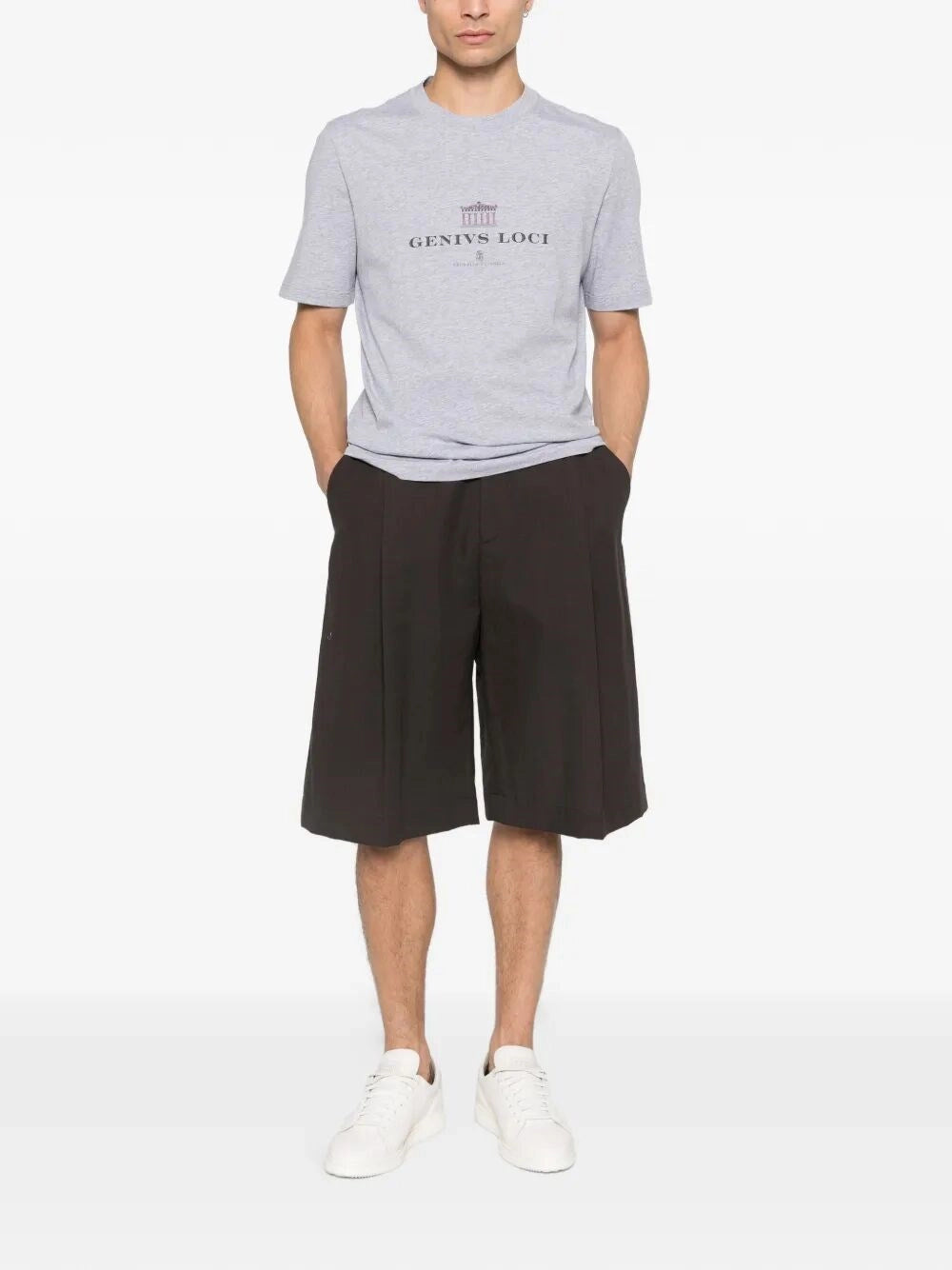 Brunello Cucinelli Men Crew-Neck T-Shirt